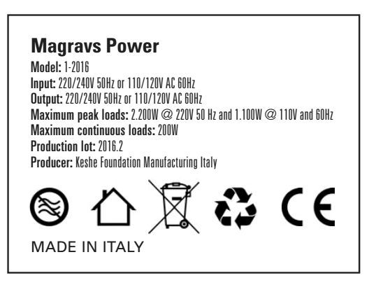 KFSSI Magravs-Power Plasma Generator - august 2016 - connectivist collective - specs screenshot